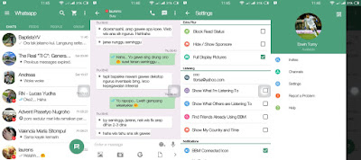 BBM Mod Whatsapp Terbaru BBM Tema Whatsapp