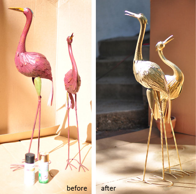 DIY Brass Birds Figurines