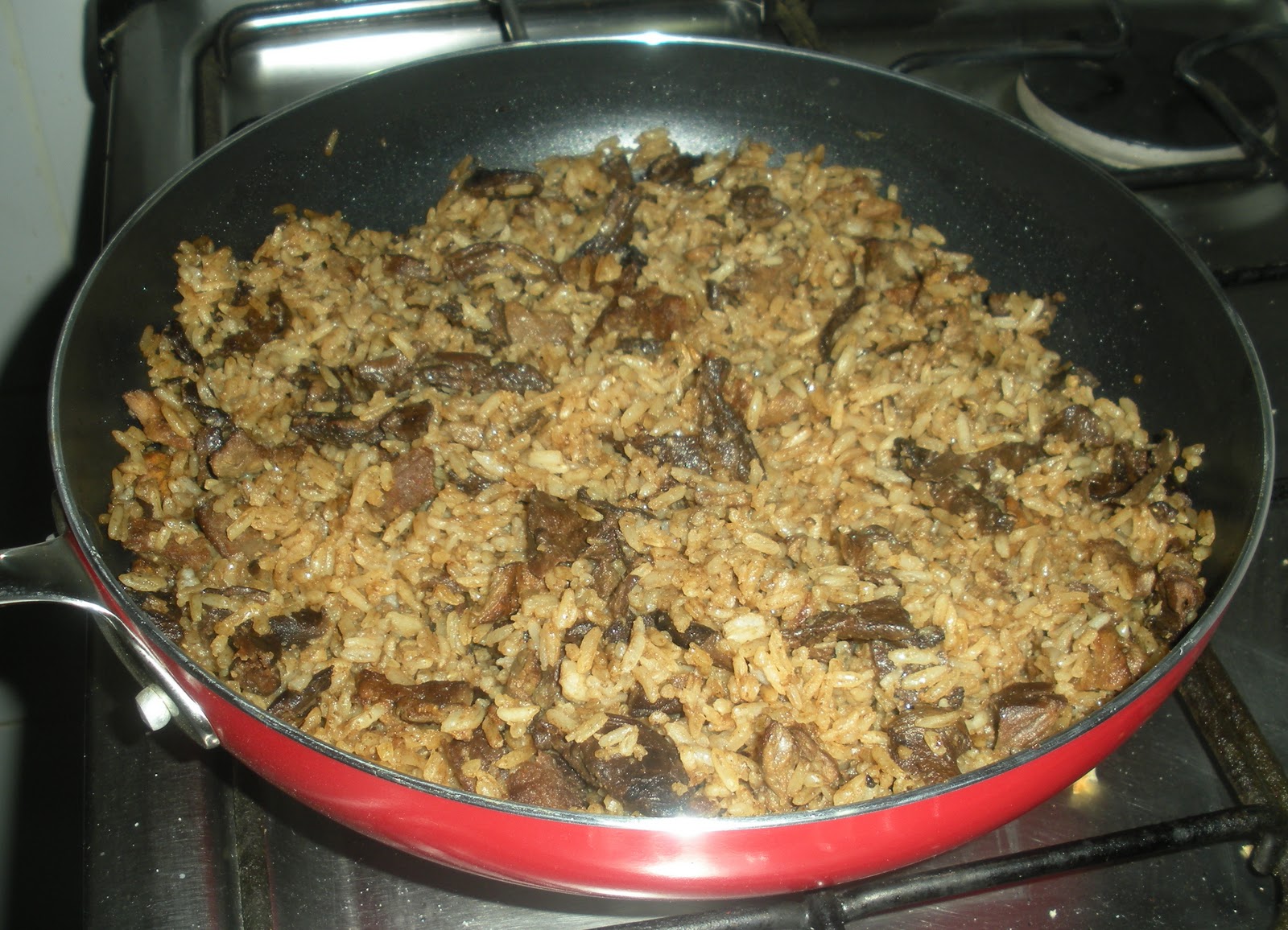 Alecrim e Cheiro Verde Risoto de funghi com filé mignon