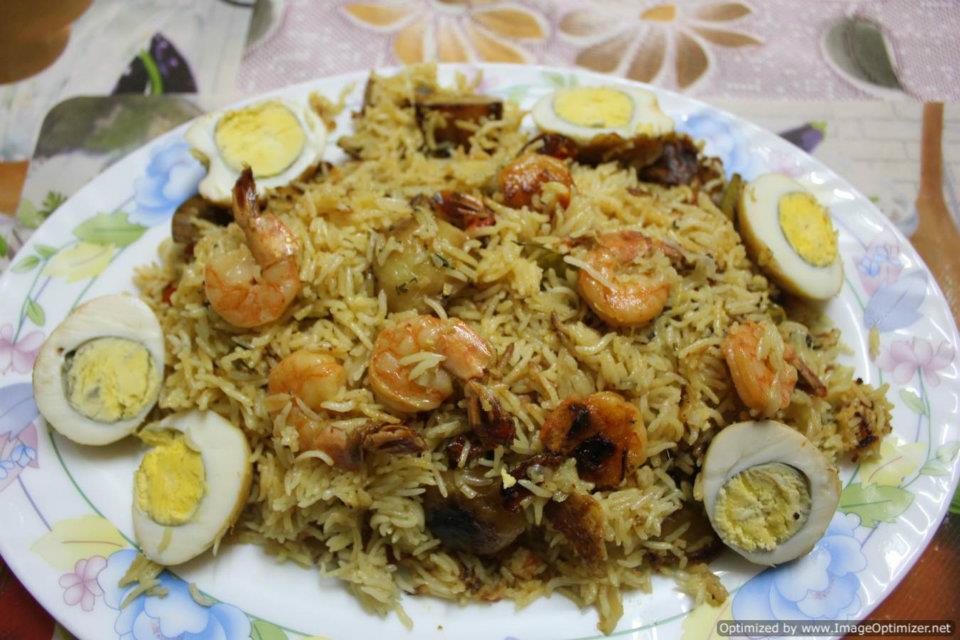 Flavorsome Flavors Shrimp Biryani
