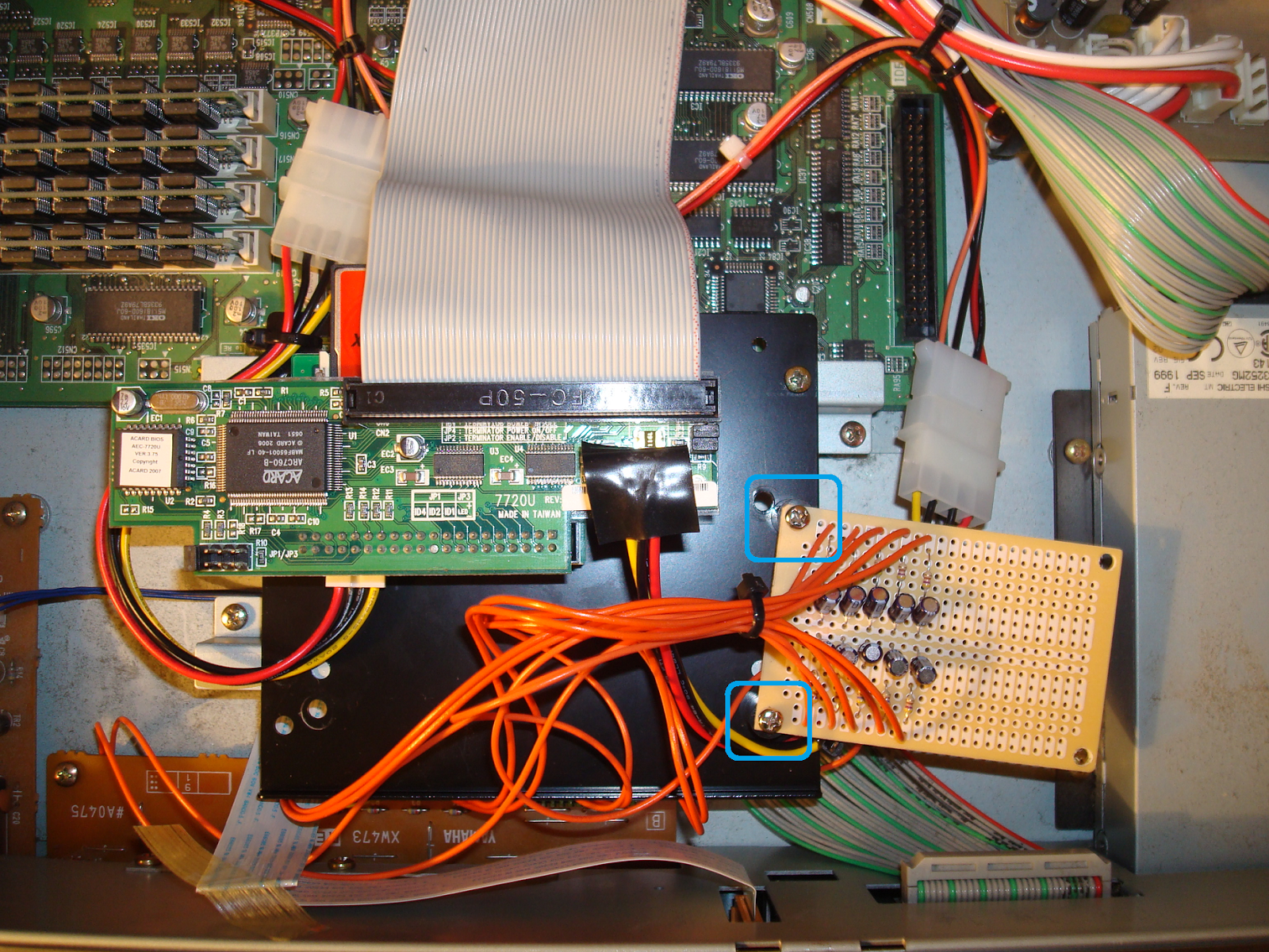 Seaweed Factory Yamaha A4000 Encoder Fix + Adding a Compact Flash Drive