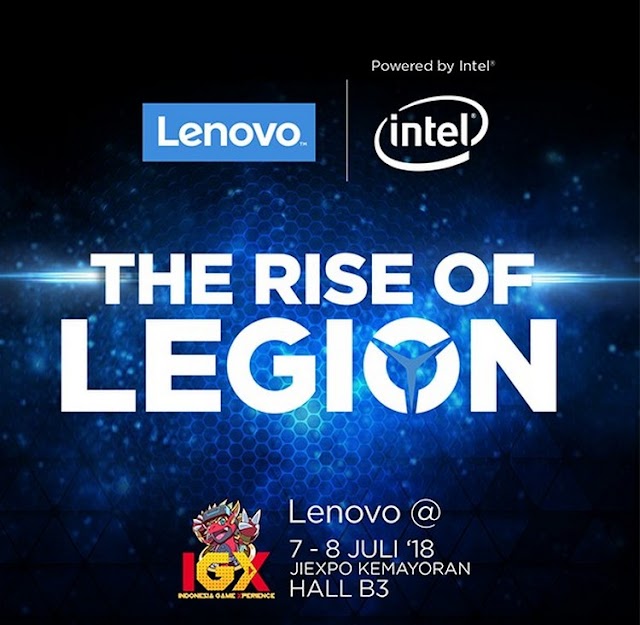 Lenovo di event Indonesia Game Xperience (IGX) 2018, bisa test produk sepuasnya dan banyak promo