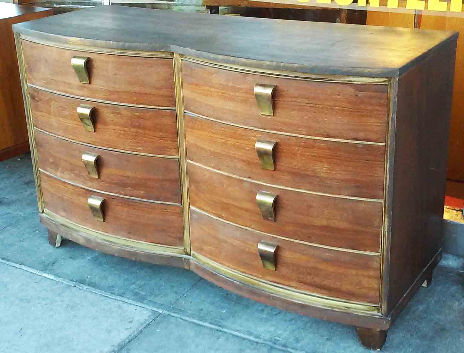 UHURU FURNITURE & COLLECTIBLES SOLD Bow Front Dresser by Dixie 145
