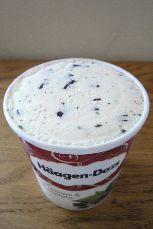 Grocery Gems HäagenDazs Mint Leaves & Chocolate Ice Cream