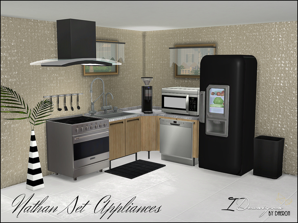 Sims 4 Ccs The Best Nathan Appliances Set By Daer0n