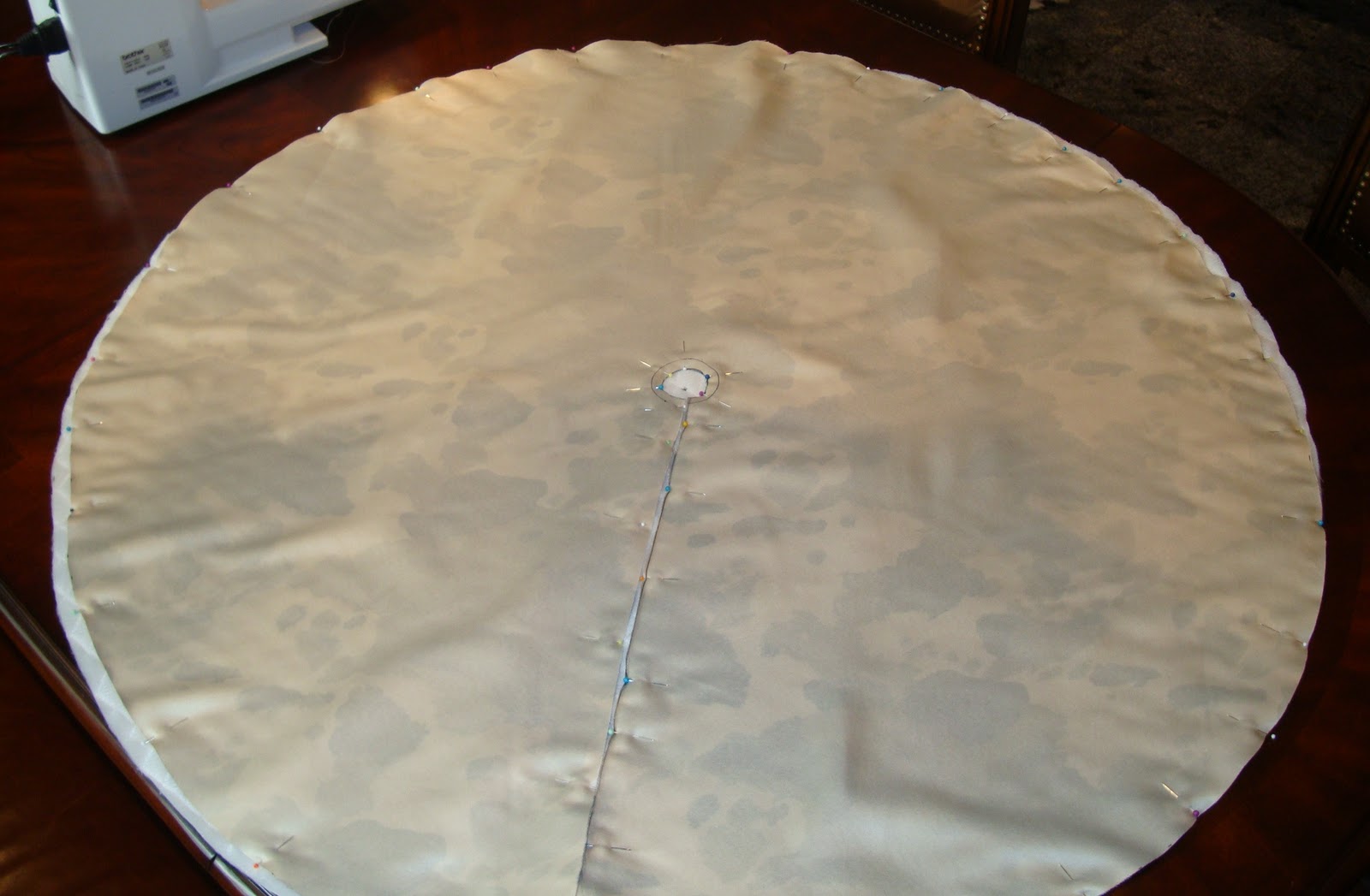 Dimes are a Girl's Best Friend: Christmas Tree Skirt II (Cowboy Theme)
