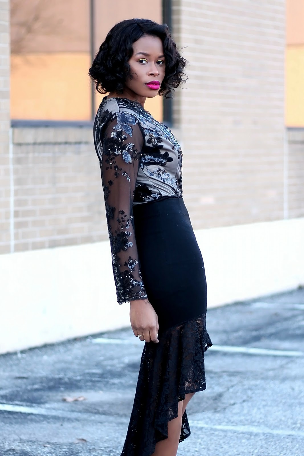 Sequined Bodysuit TOMGFASHION