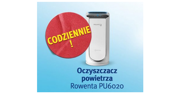 Wygraj oczyszczacz powietrza Rowenta Konkurs