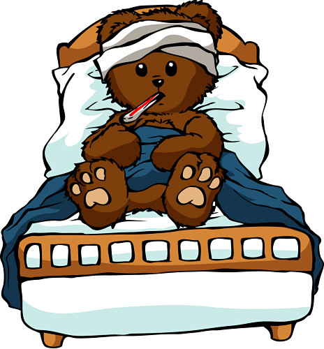 home sick clipart - photo #9