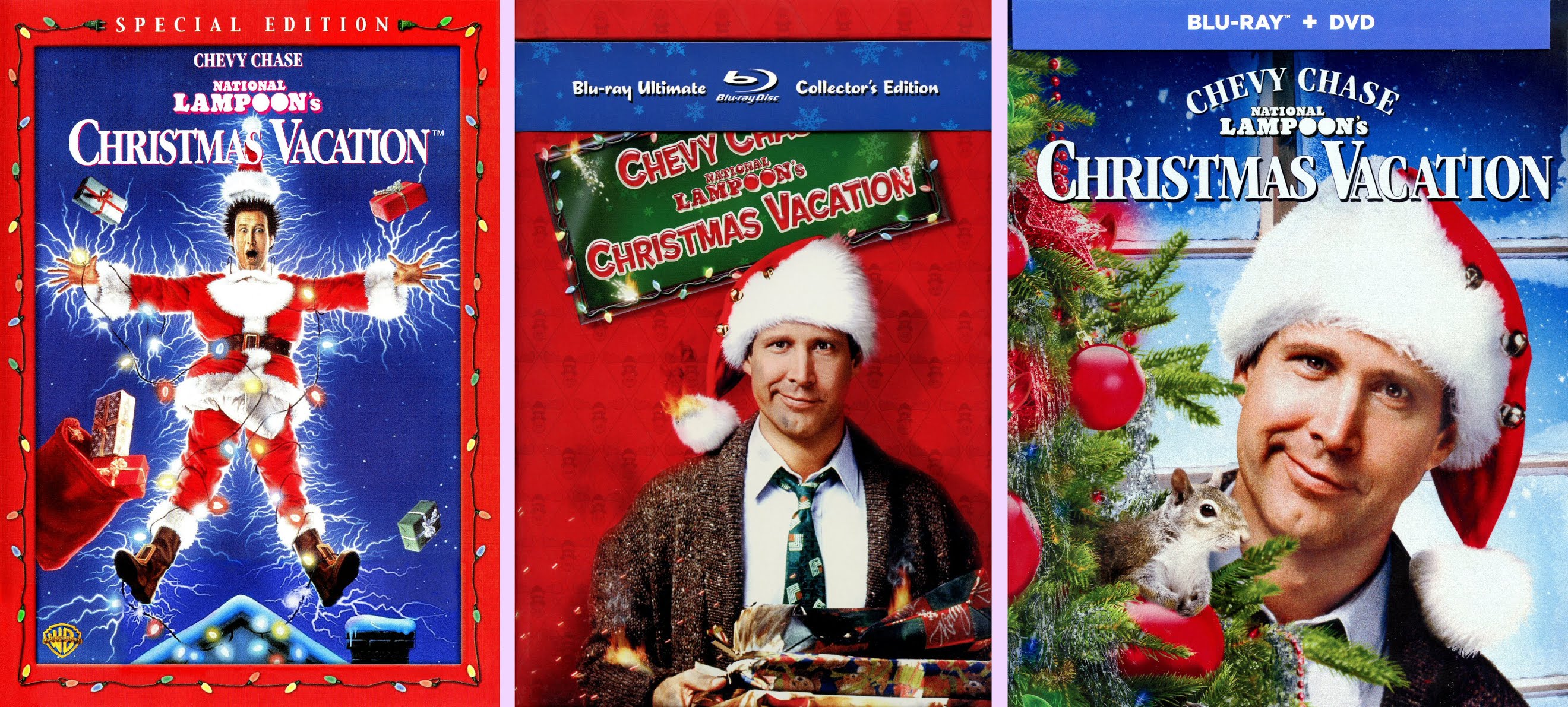 DVD Exotica Dueling Blus Christmas Vacation (DVD/ Bluray Comparison)