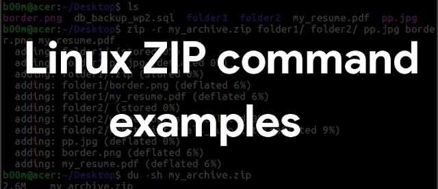 ZIP Command, Linux, LPI Study Materials, LPI Guides, LPI Tutorial and Material