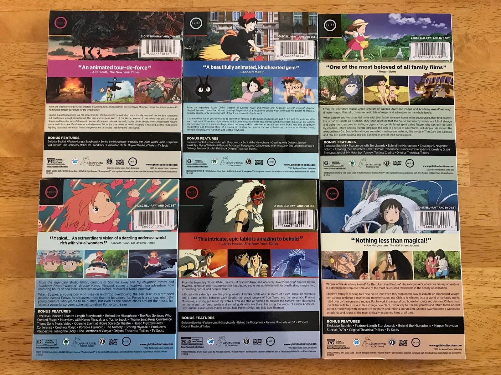 studio ghibli box set blu ray