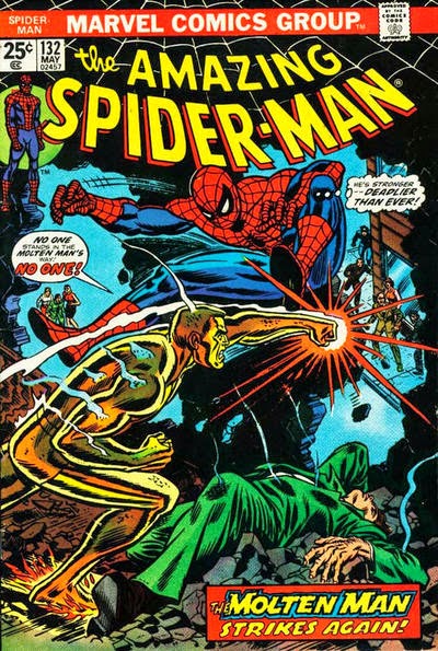 Amazing Spider-Man #132, the Molten Man