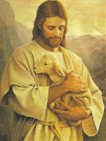 Imagem de Jesus e o cordeiro