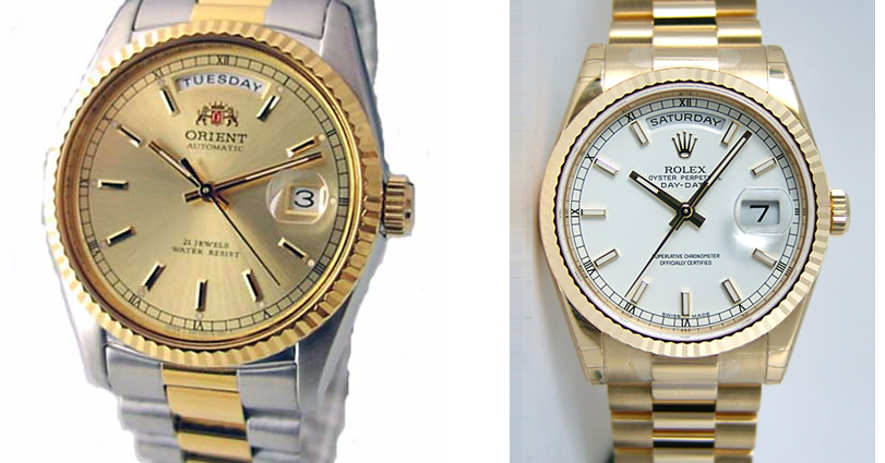 orient rolex day date