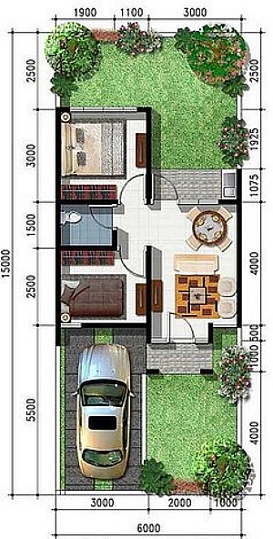 107 Desain Taman Minimalis Depan Rumah Type 36 Terbaru