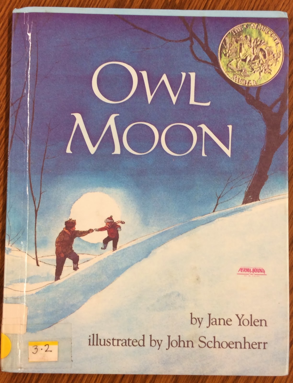 Owl Moon Book Summary "OWL MOON" By Jane Yolen Hardcover Childrens Book Like New For