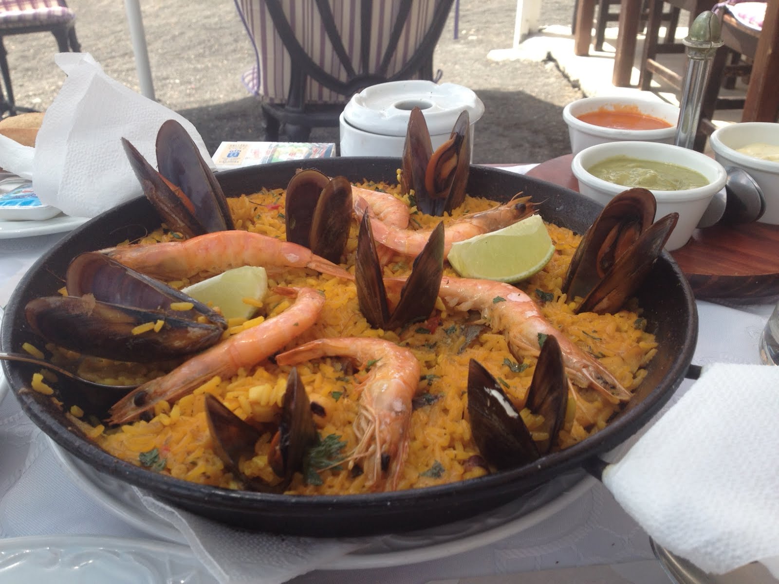 VIAJES VERANO AITOR Y RAQUEL Playa quemada, panorámica, paella