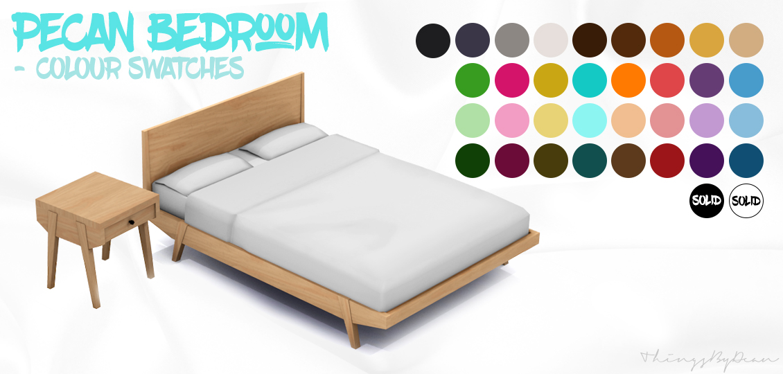 My Sims 4 Blog Pecan Bedroom Set By Dean