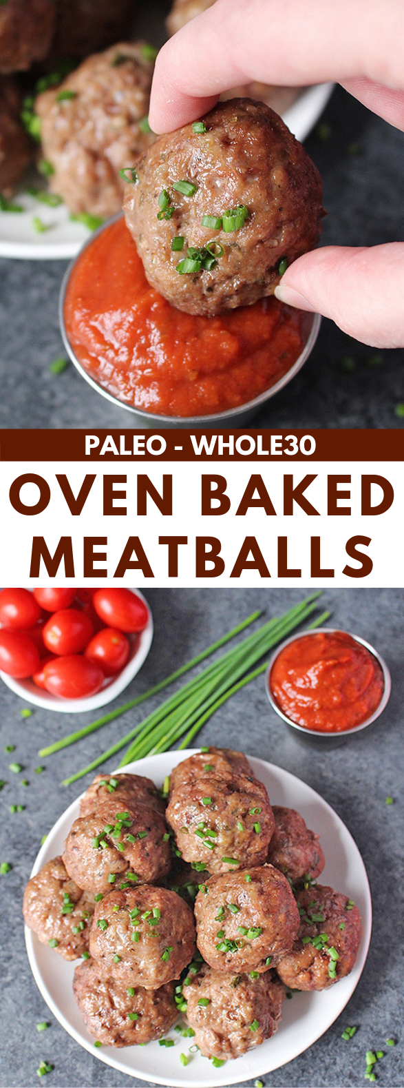 EASY OVEN BAKED PALEO MEATBALLS #healthy #diet EASY OVEN BAKED PALEO MEATBALLS #healthy #diet