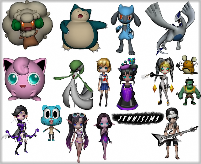 the sims 4 mod called pokemon sets