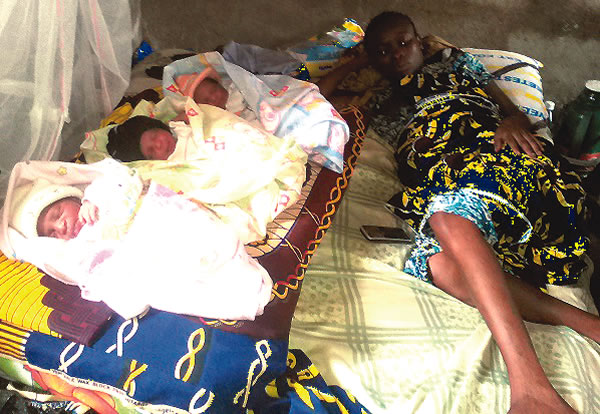 woman gives birth triplets naturally rivers state