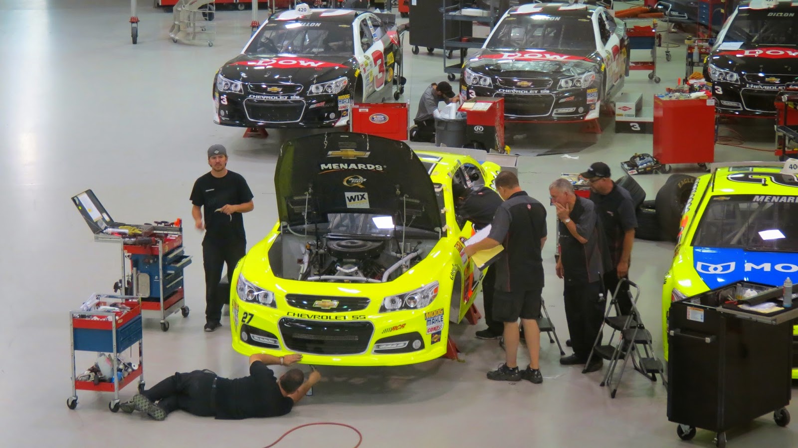 Off to See the Country NASCAR Richard Childress Racing visit