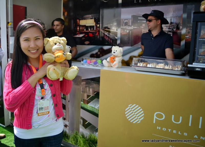 Pullman Hotel's mini-game and cool prize at the Dubai Food Carnival