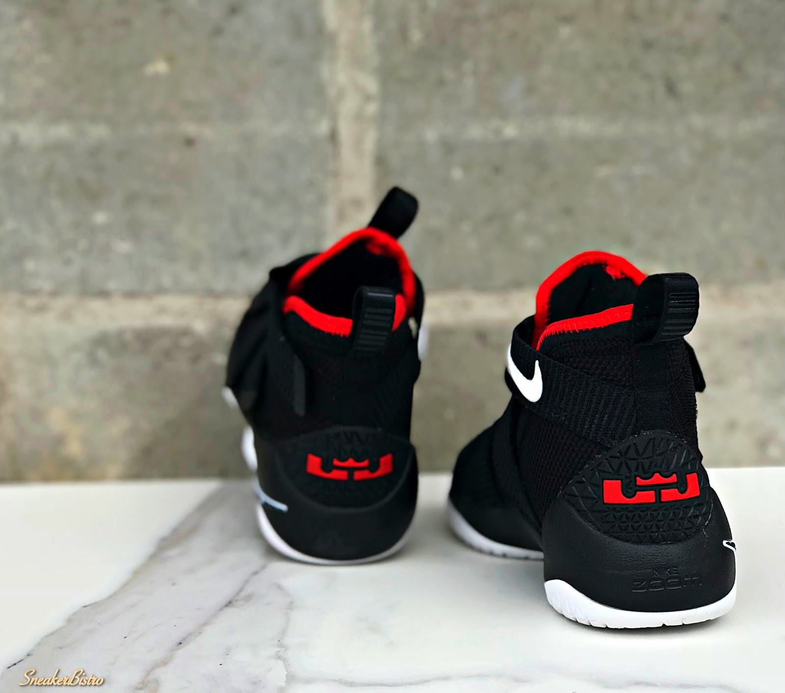 SNEAKER BISTRO - Streetwear Served w| Class: Lebron Soldier XI (GS) Black / White-University Red