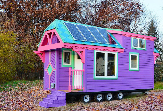 pink and purple Ravenlore tiny house