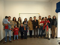 Alcalde con la familia de Rafael Martos y Rosario Gómez