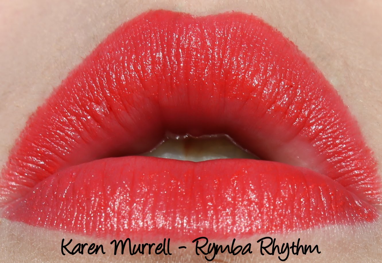 Karen Murrell Rymba Rhythm Lipstick Swatch and Revoew