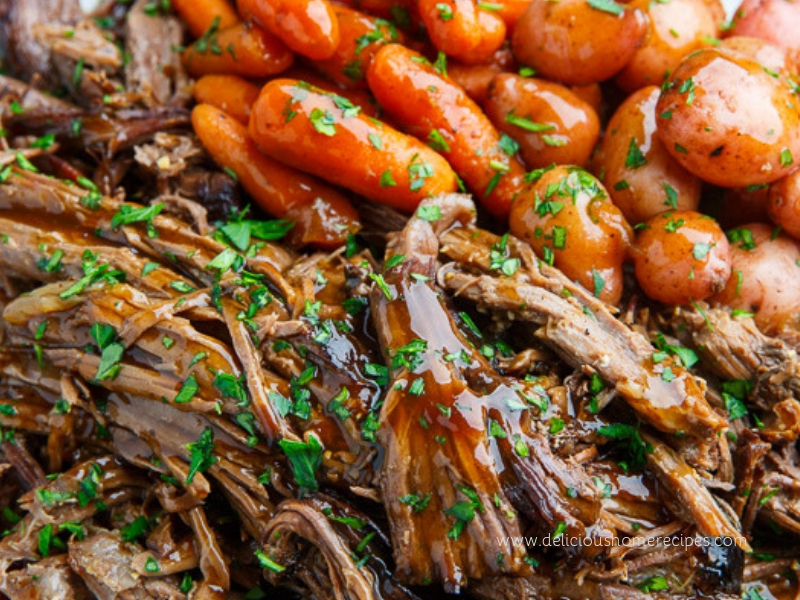 Slow Cooker Balsamic Roast Beef Slow Cooker Balsamic Roast Beef