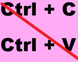 Ctrl+C and Ctrl+V