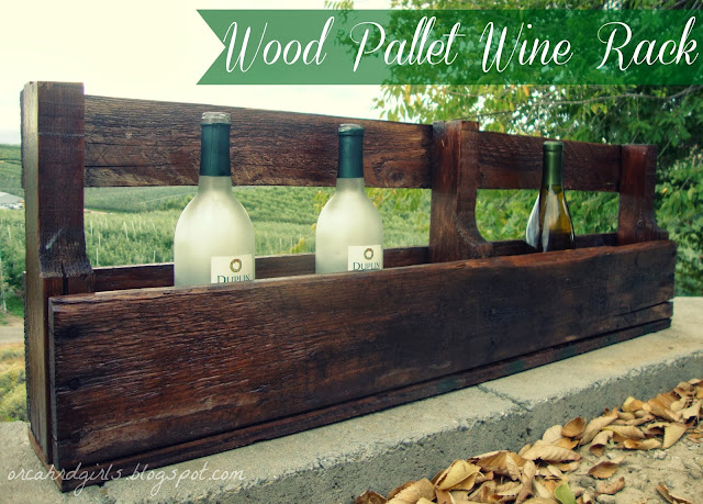 DIY: Pallet Wine Rack by Orchard Girls