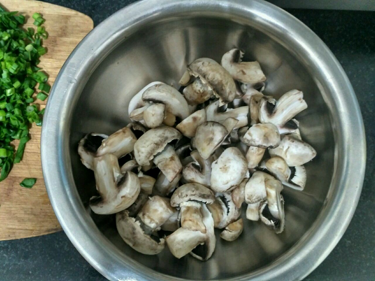 Old Indian Kitchen cooking delicious Naughty Mushroom Dry Fry Pure