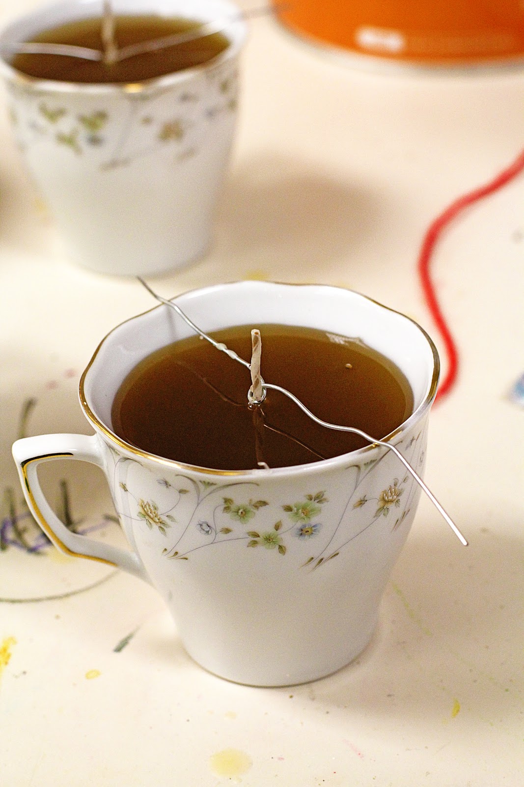 smART Class Tea Cup Candles