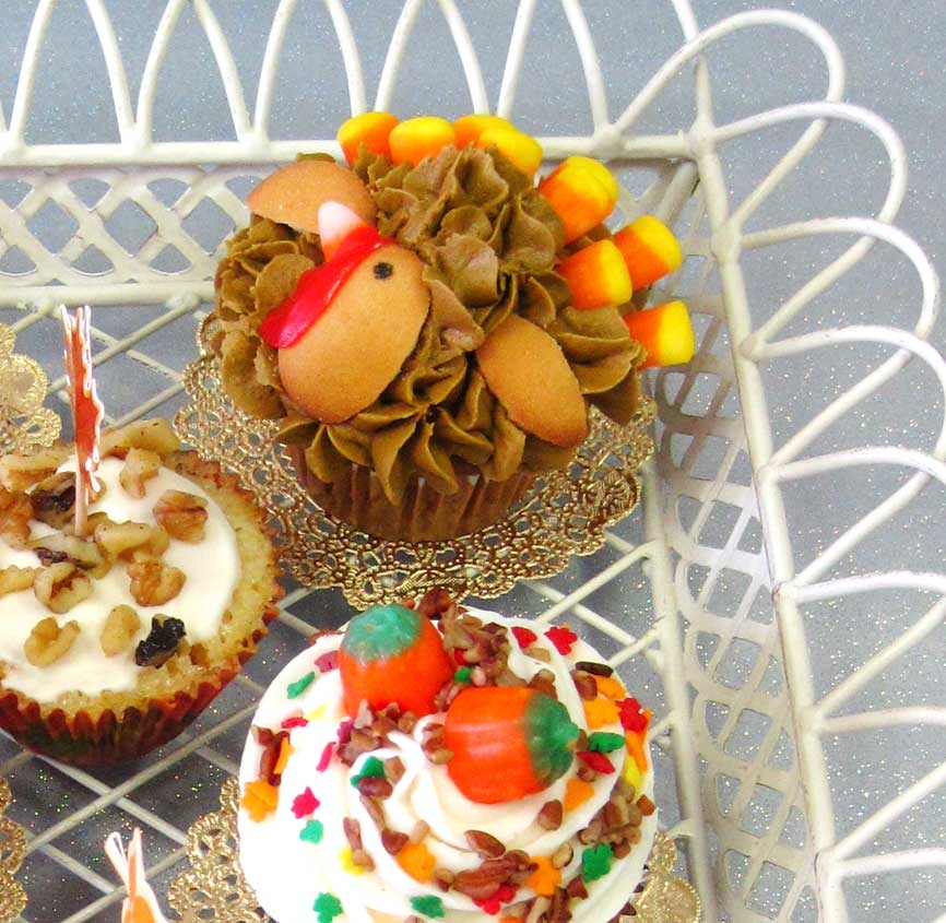 Thanksgiving Cupcake Decorating Ideas - Easy Adorable Thanksgiving ...