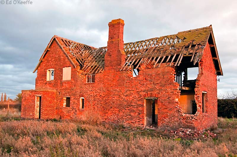 THE MIDDLEWICH DIARY LINK DERELICT HOUSE IN CROXTON LANE BY ED O'KEEFE