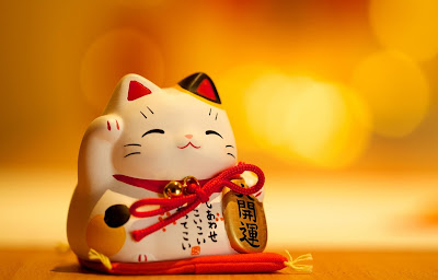Lucky japanese cat