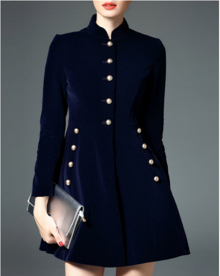 https://www.stylewe.com/product/dark-blue-simple-buttoned-a-line-coat-12709.html
