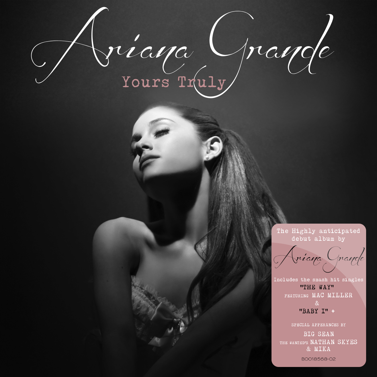Album Cover: Ariana Grande - Yours Truly (Packaging) .