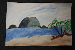 introduction watercolor class scene beach