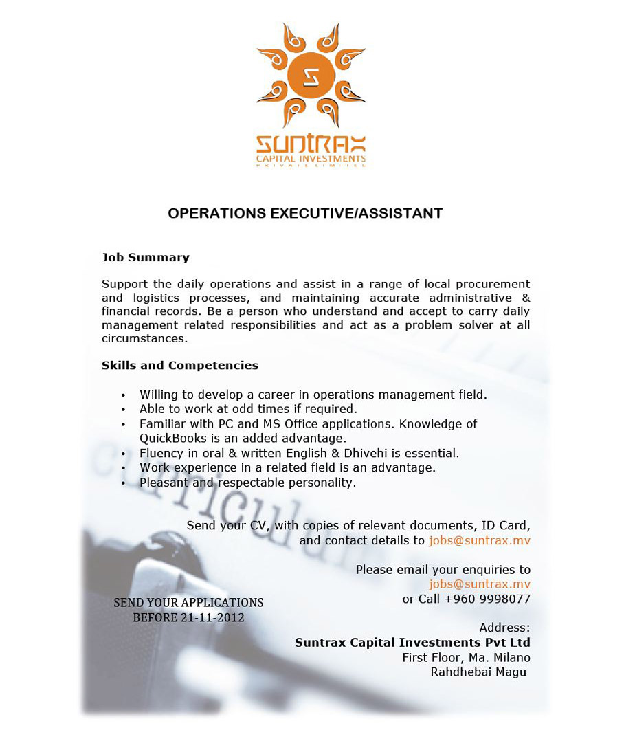 Job Maldives Fresh Jobs in Maldives Office Manager jobs in Maldives