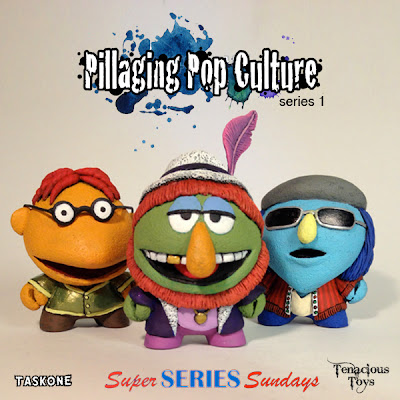 “Pillaging Pop Culture” Custom The Muppets Blind Box Series Wave 5 by Task One - Scooter, Dr. Teeth & Zoot
