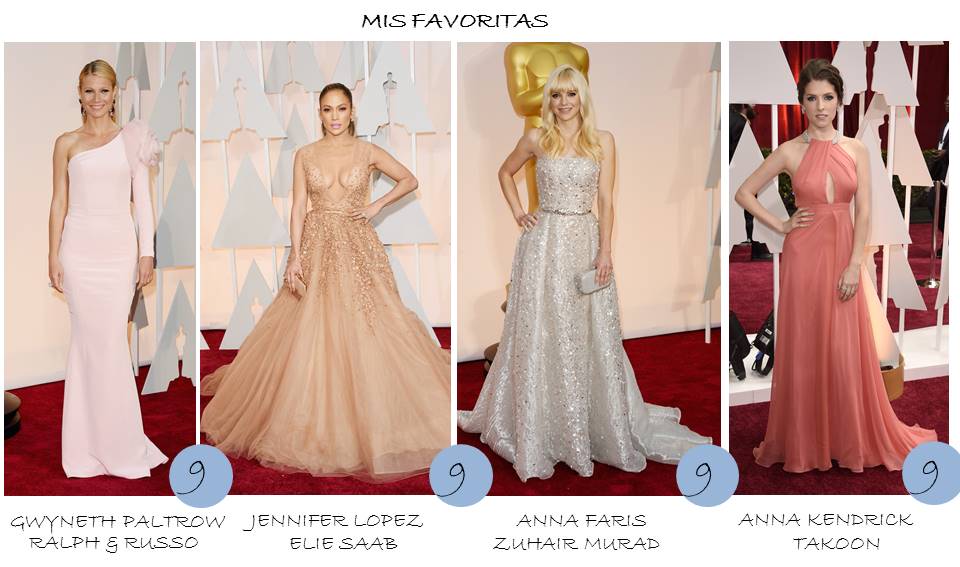 OnlyNess - Mis favoritas en la Alfombra roja Oscars 2015