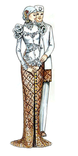 Contoh Baju Muslim Kebaya Pengantin Modern Contoh Baju Muslim Kebaya Pengantin Modern