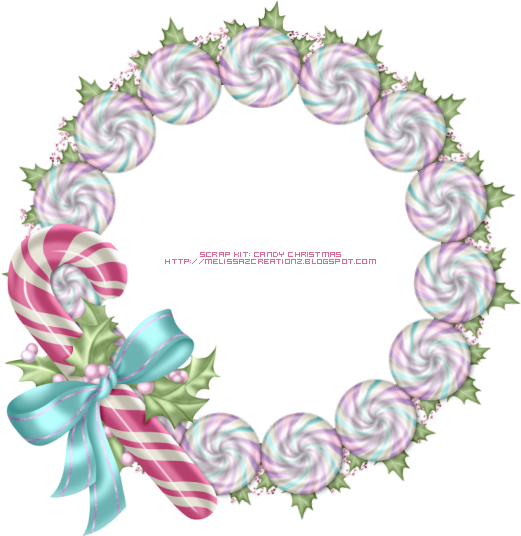 Graphic Groupies Candy Christmas Cluster Frames