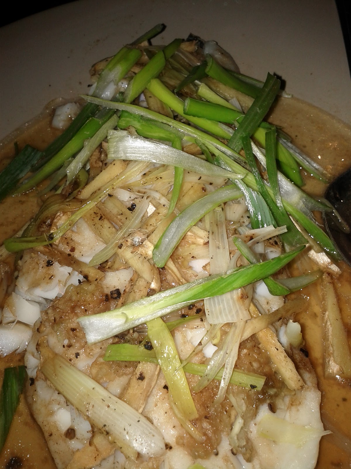 Gourmet by Association Steamed Rockfish with Ginger and Scallions Recipe