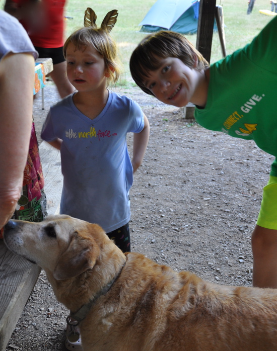 Okruchy Pod namiotem na Steamboat Ball Park Campground